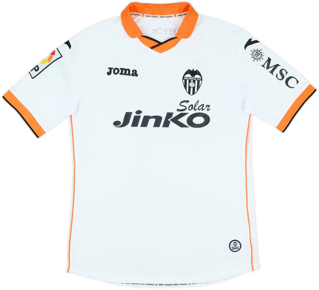 2013-14 Valencia Home Shirt - 9/10 - (S)