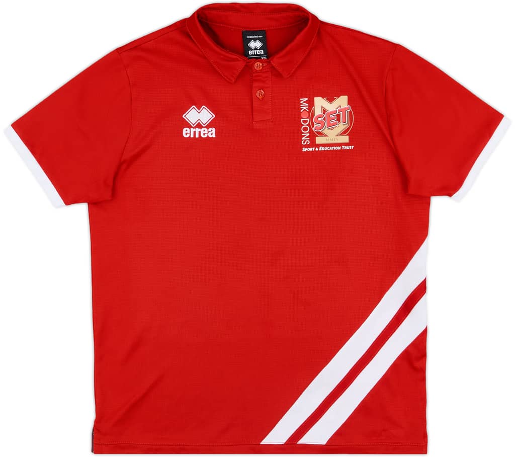 2016-17 MK Dons Errea Polo Shirt - 8/10 - (XS)