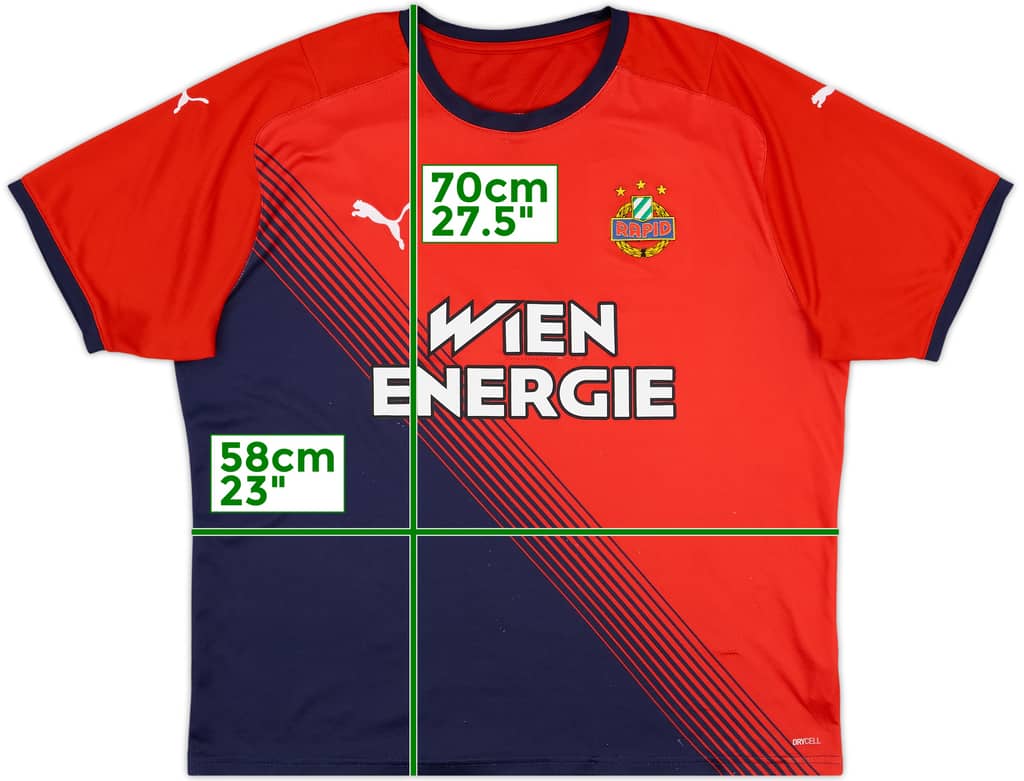 2021-22 Rapid Vienna Away Shirt - 6/10 - (XL)