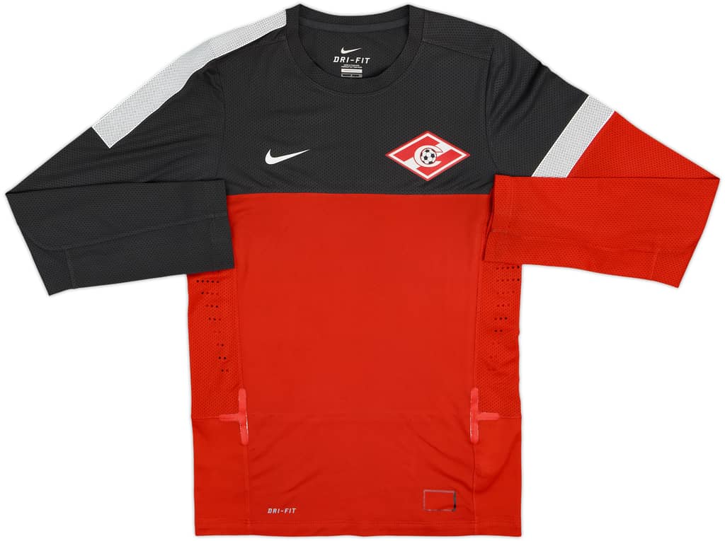 2012-13 Spartak Moscow Player Issue Nike Training L/S Shirt - 7/10 - (S)