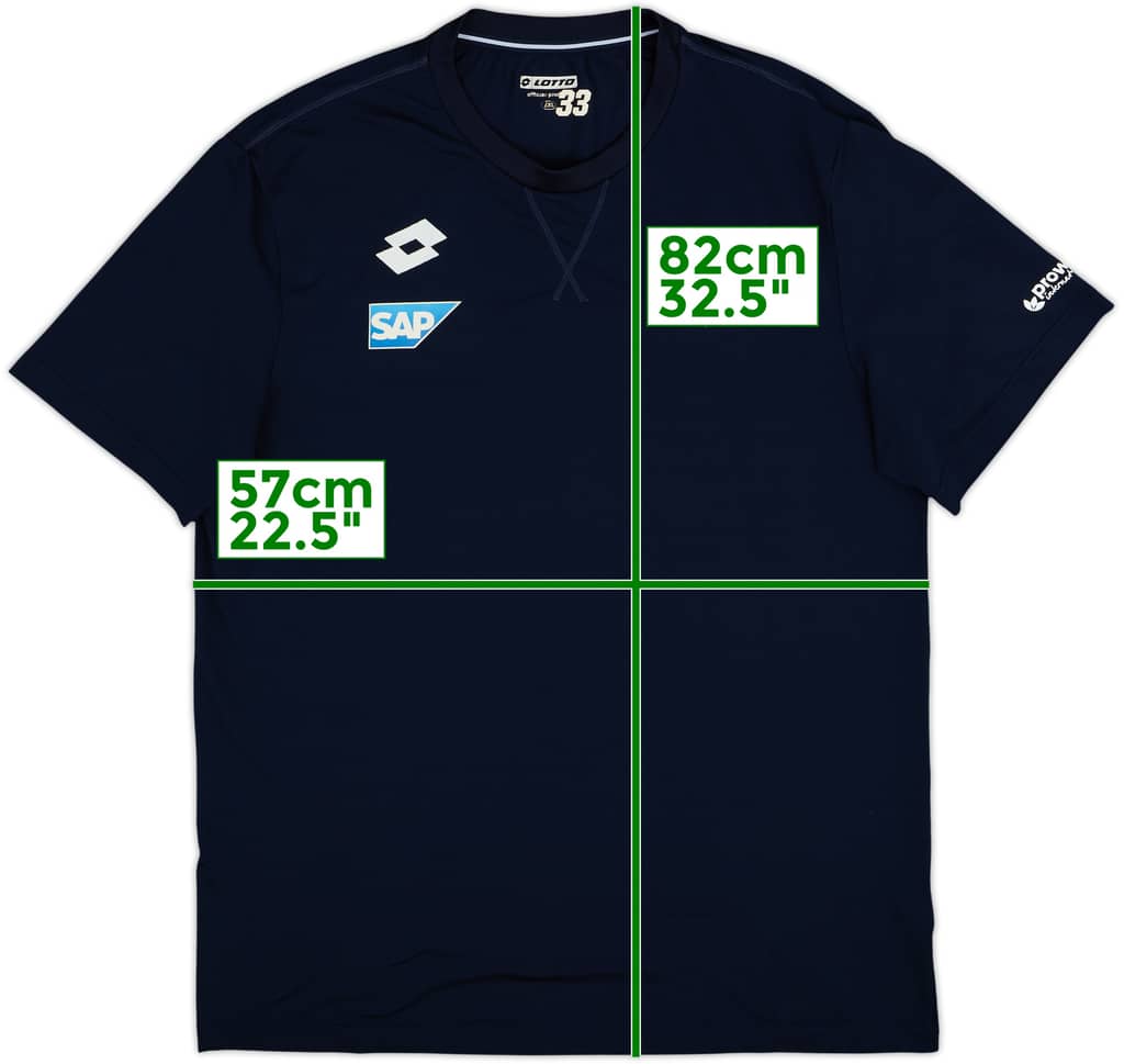 2016-17 Hoffenheim Player Issue Lotto Training Shirt #33 - 8/10 - (XXL)