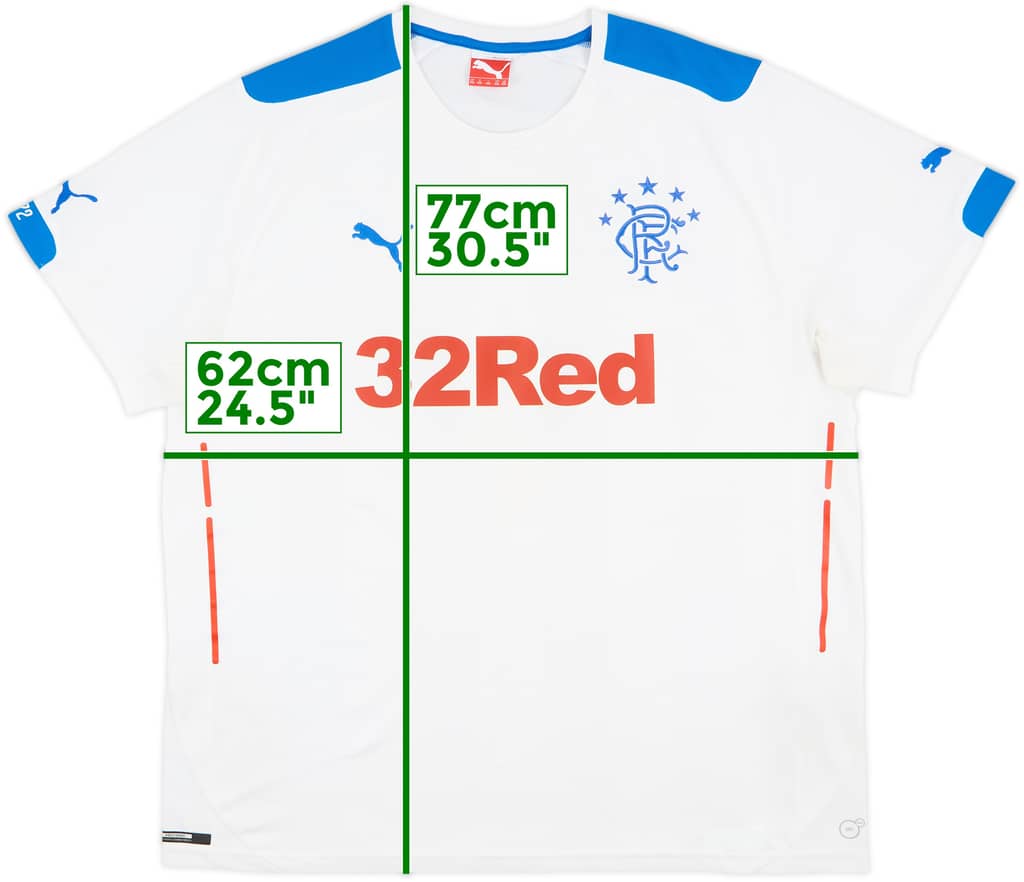2014-15 Rangers Away Shirt - 9/10 - (XXL)