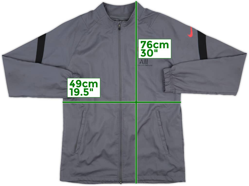 2021-22 Paris Saint-Germain Nike Track Jacket - 10/10 - (M)