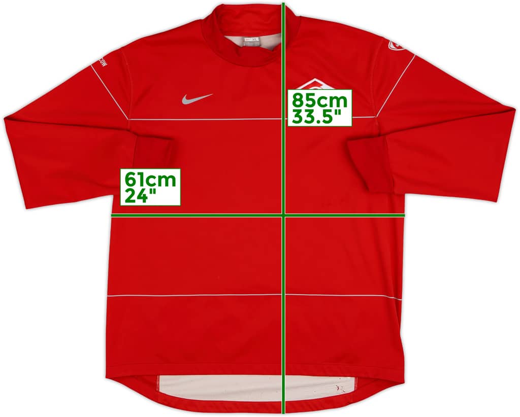 2009-10 Spartak Moscow Nike Drill Top - 8/10 - (XL)