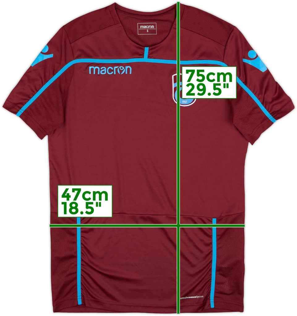 2018-19 Trabzonspor Macron Training Shirt - 8/10 - (S)