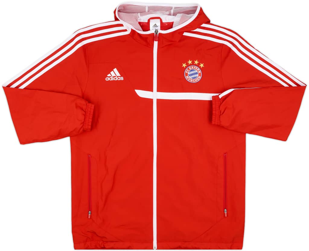 2013-14 Bayern Munich adidas Hooded Track Jacket - 10/10 - (L)