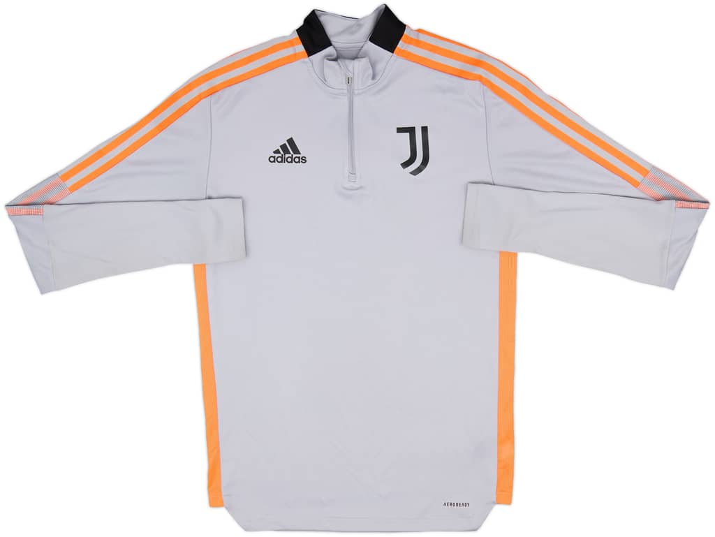 2021-22 Juventus adidas 1/4 Zip Sweat Top - 9/10 - (S)