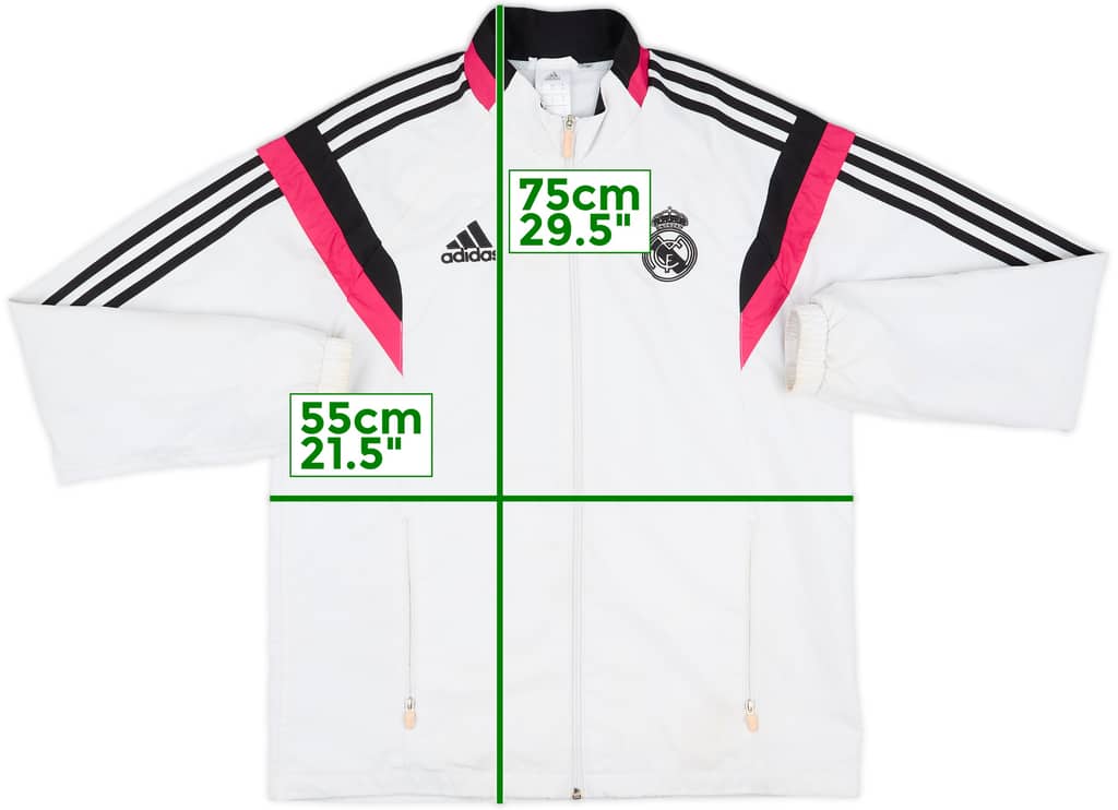 2014-15 Real Madrid adidas Track Jacket - 5/10 - (M)