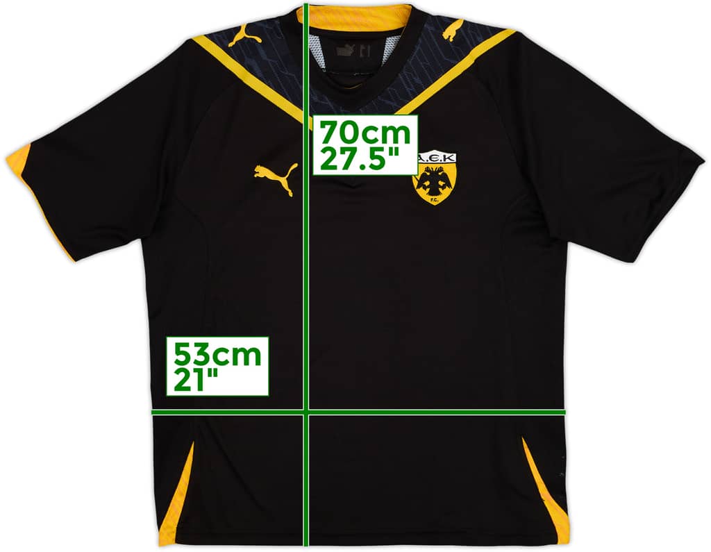 2009-10 AEK Athens Away Shirt - 6/10 - (L)