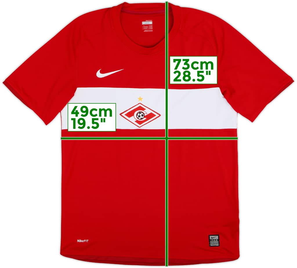 2009 Spartak Moscow Home Shirt - 8/10 - (S)