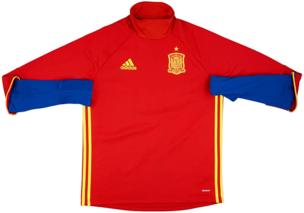 2015-16 Spain adidas Sweat Top - 9/10 - (M)