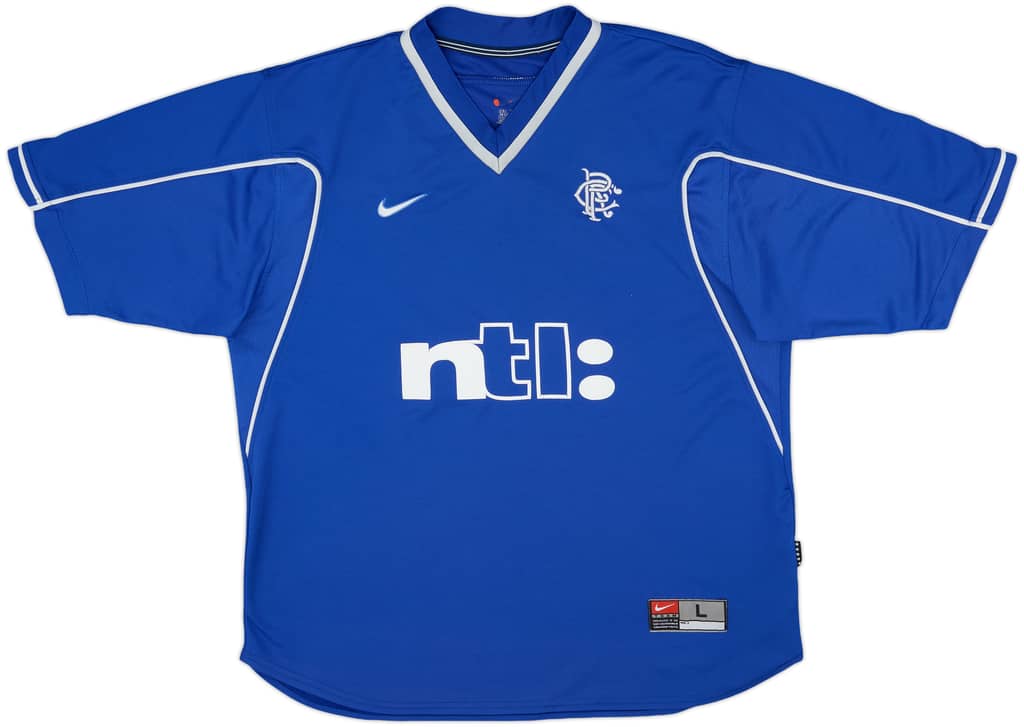 1999-01 Rangers Home Shirt - 8/10 - (L)