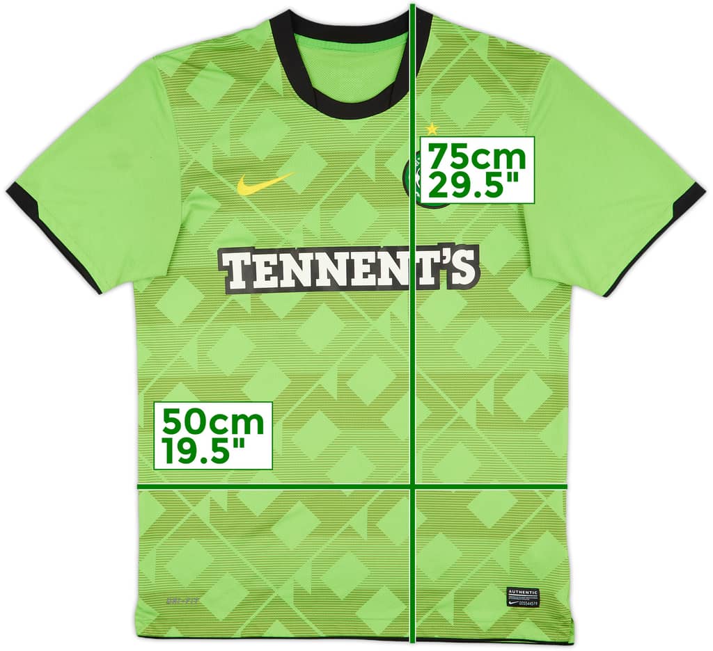 2010-11 Celtic Away Shirt - 9/10 - (M)