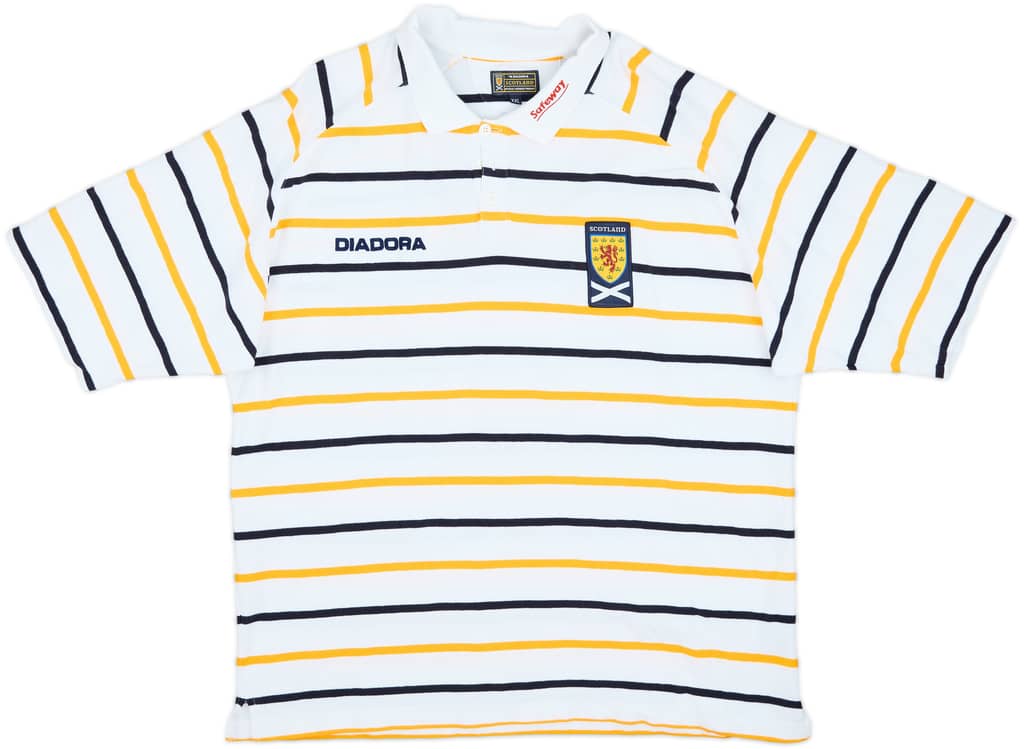 2004-05 Scotland Diadora Polo Shirt - 9/10 - (XXL)