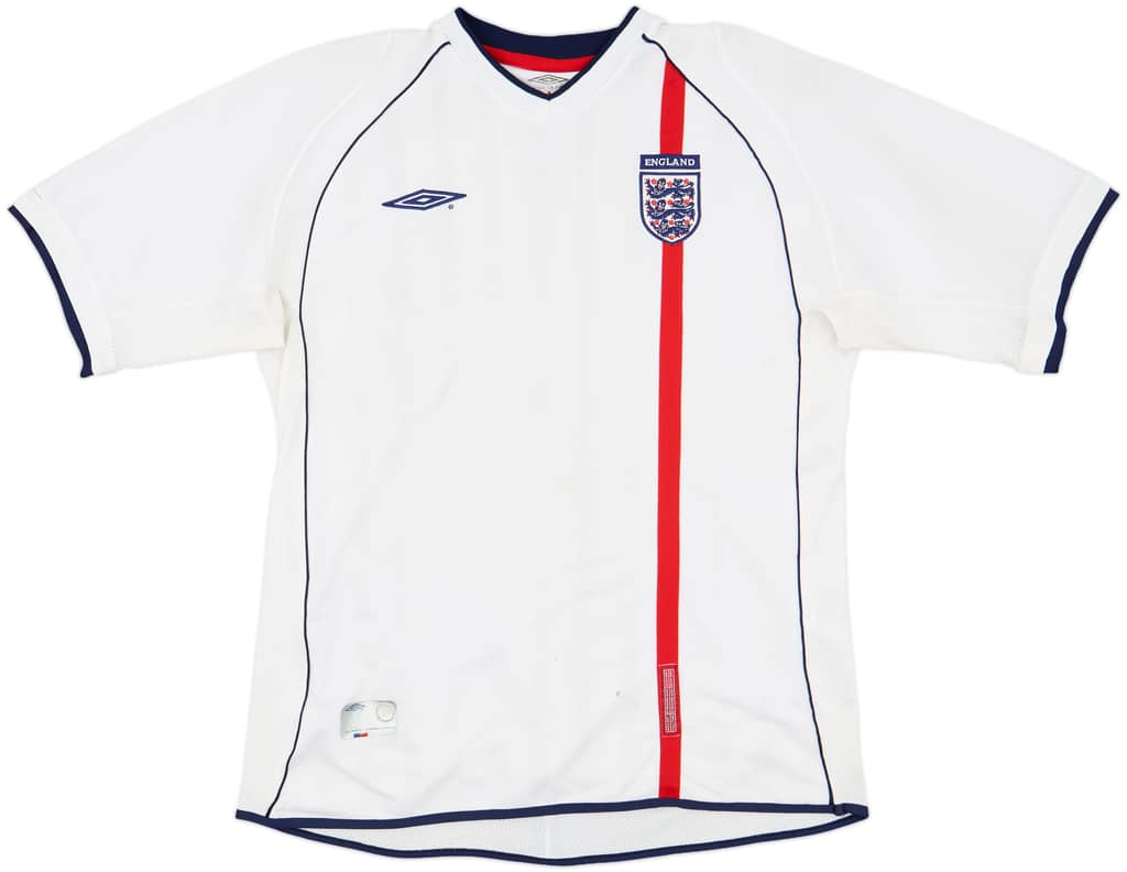 2001-03 England Home Shirt - 5/10 - (XL)