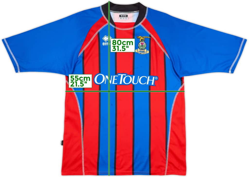 2006-07 Inverness Caledonian Thistle Home Shirt - 7/10 - (XXL)