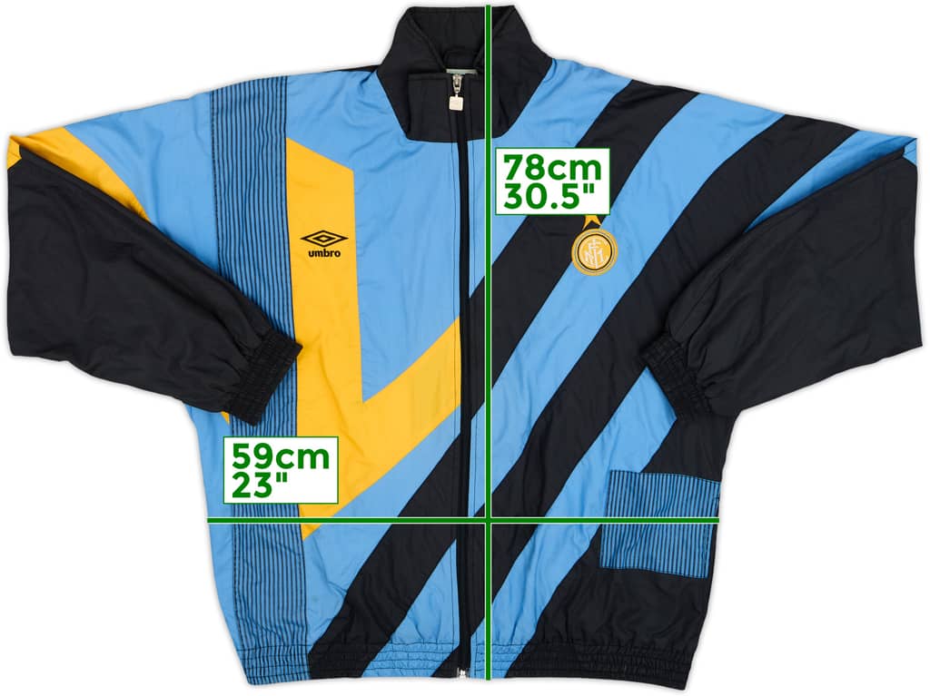 1992-93 Inter Milan Umbro Track Jacket - 9/10 - (XL)