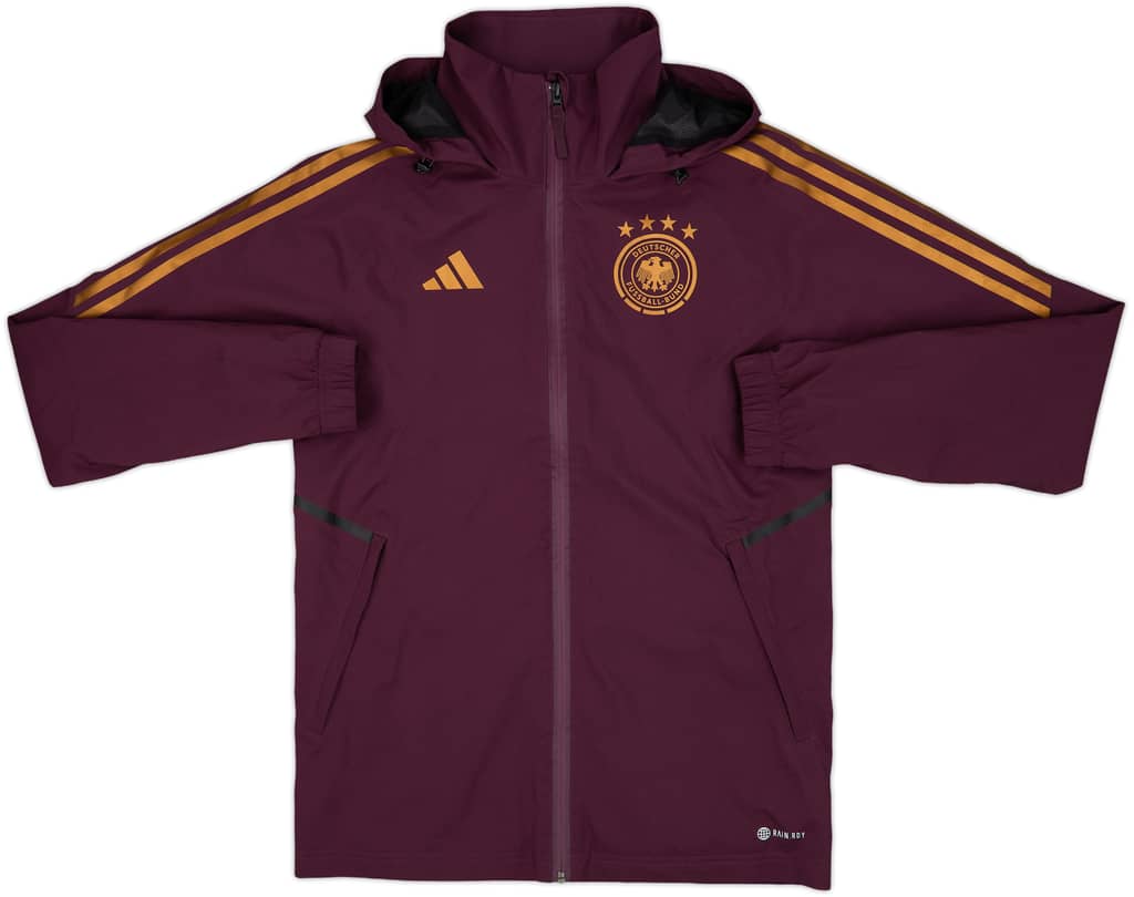 2022-23 Germany adidas Hooded Rain Jacket - 8/10 - (XS)