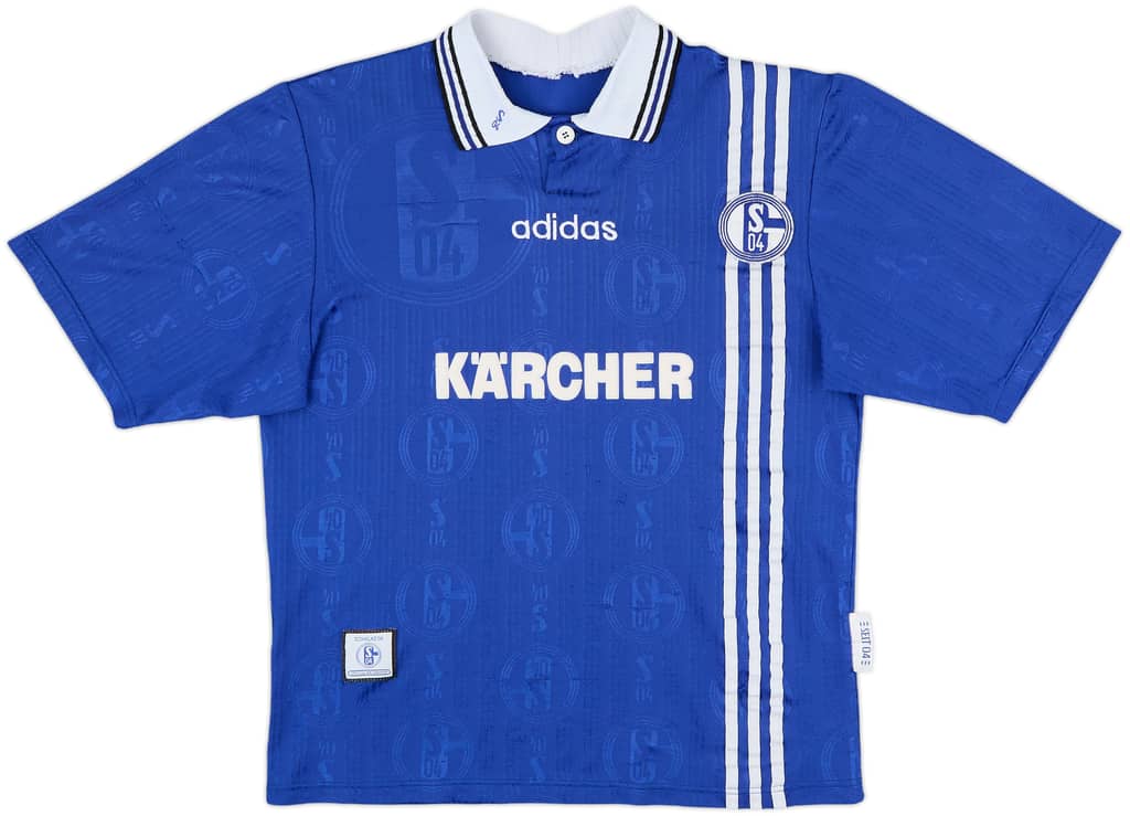 1996-97 Schalke Home Shirt - 8/10 - (XL.Boys)