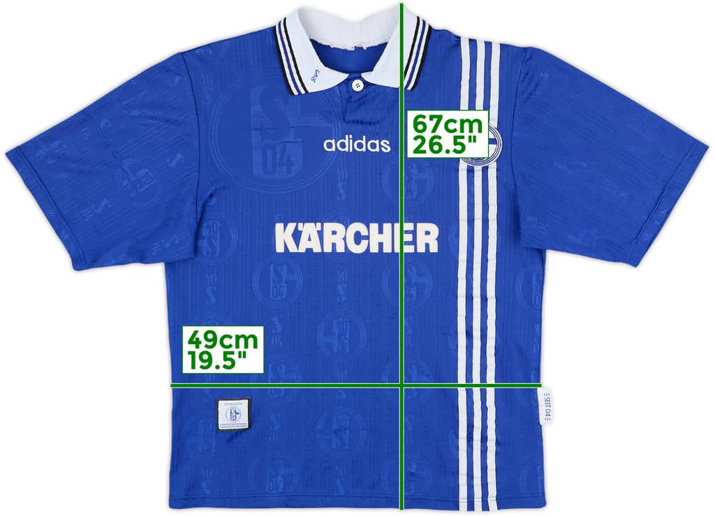 1996-97 Schalke Home Shirt - 8/10 - (XL.Boys)