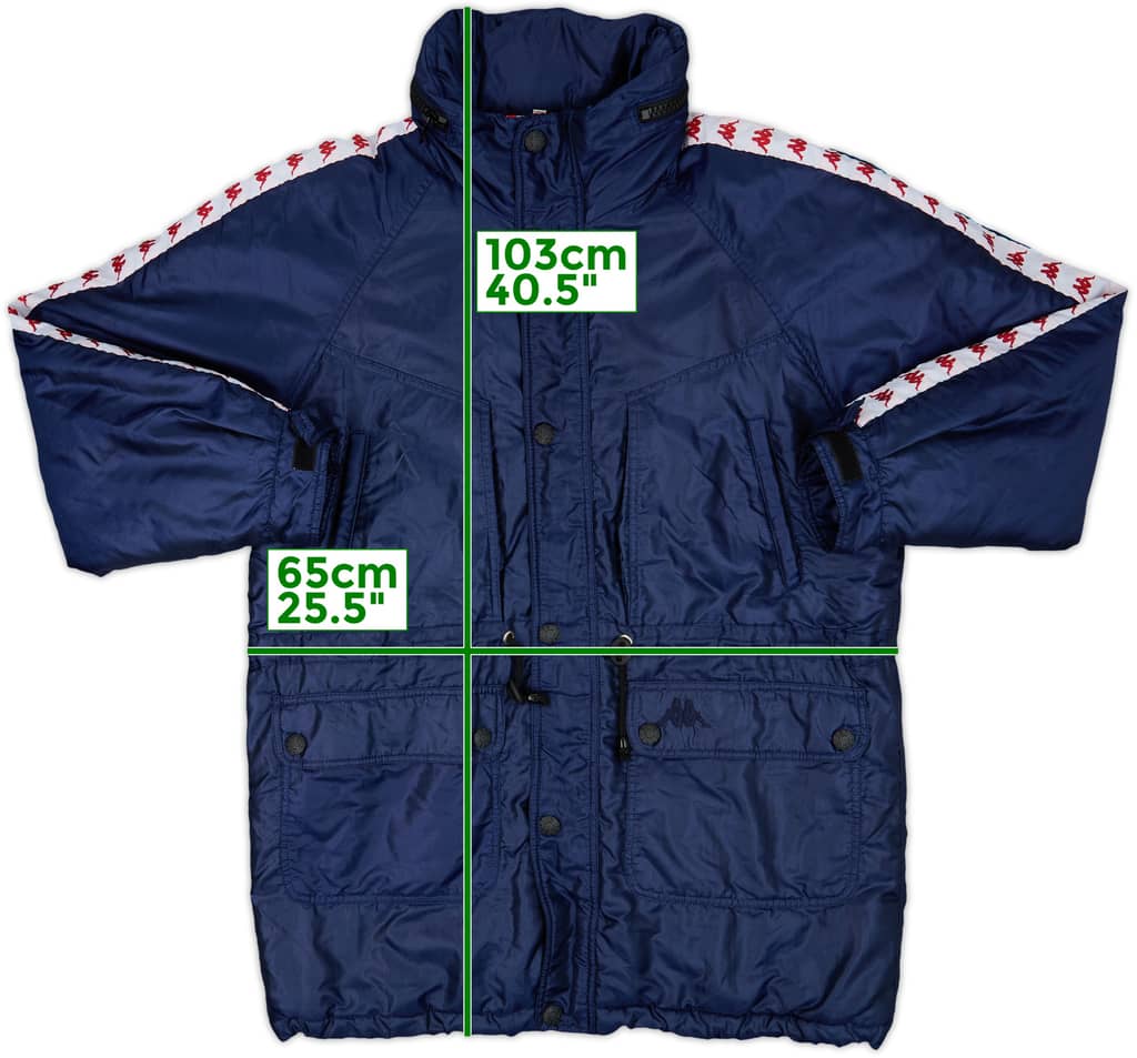 1994-96 Athletic Bilbao Kappa Hooded Padded Bench Coat - 8/10 - (XXL)