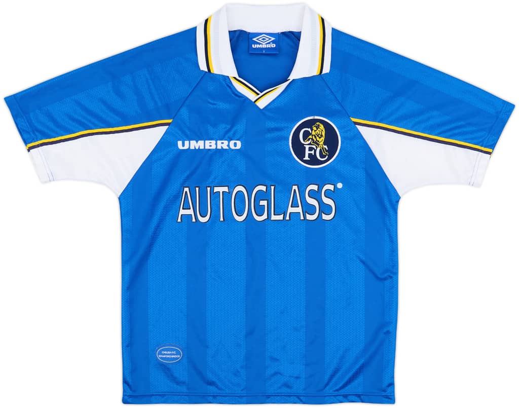 1997-99 Chelsea Home Shirt - 8/10 - (Y)