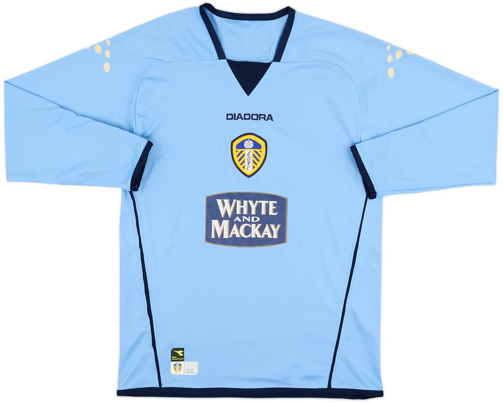 2004-05 Leeds United Away L/S Shirt - 7/10 - (L.Boys)