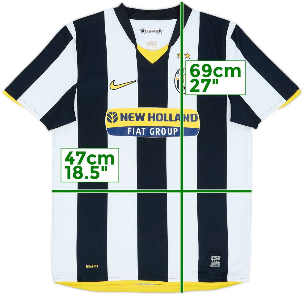 2008-09 Juventus Home Shirt - 8/10 - (XL.Boys)