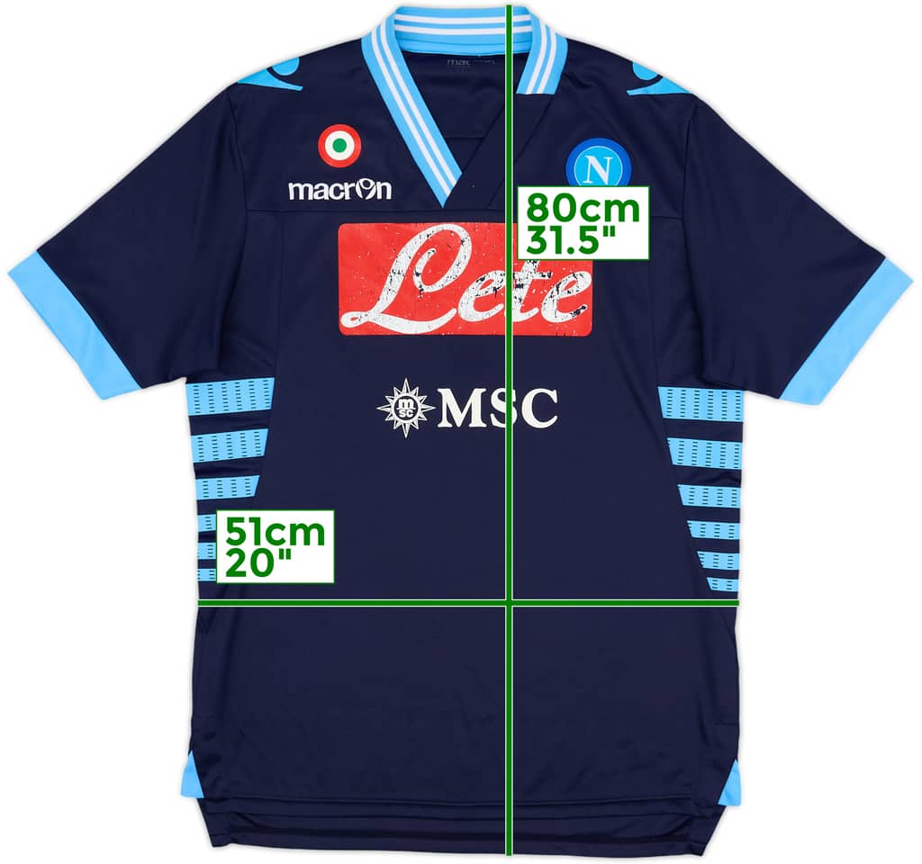 2012-13 Napoli Away Shirt - 4/10 - (L)