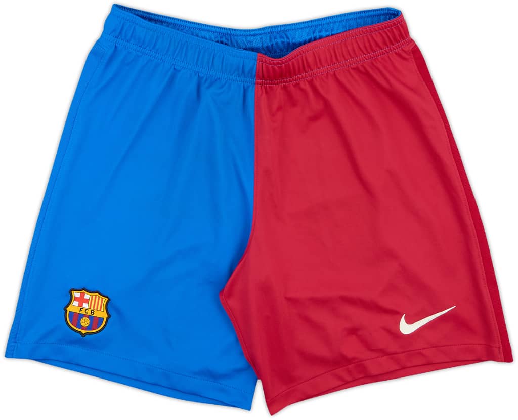 2021-22 Barcelona Home Shorts - 10/10 - (L)