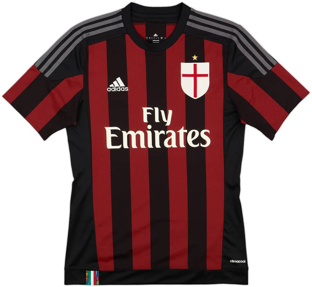 2015-16 AC Milan Home Shirt - 10/10 - (S)