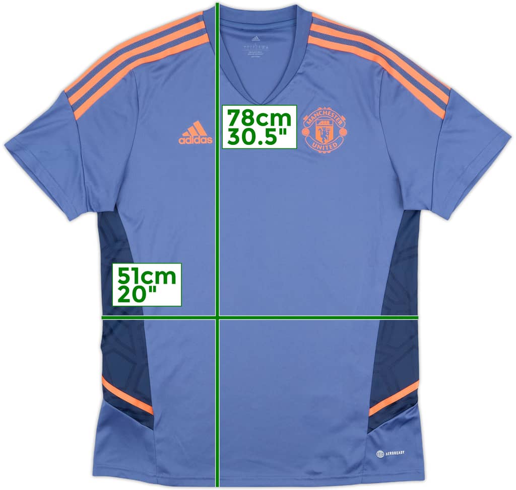 2022-23 Manchester United adidas Training Shirt - 9/10 - (L)