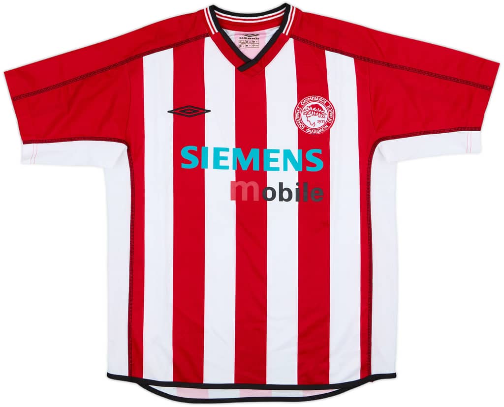 2002-03 Olympiakos Home Shirt - 9/10 - (S)