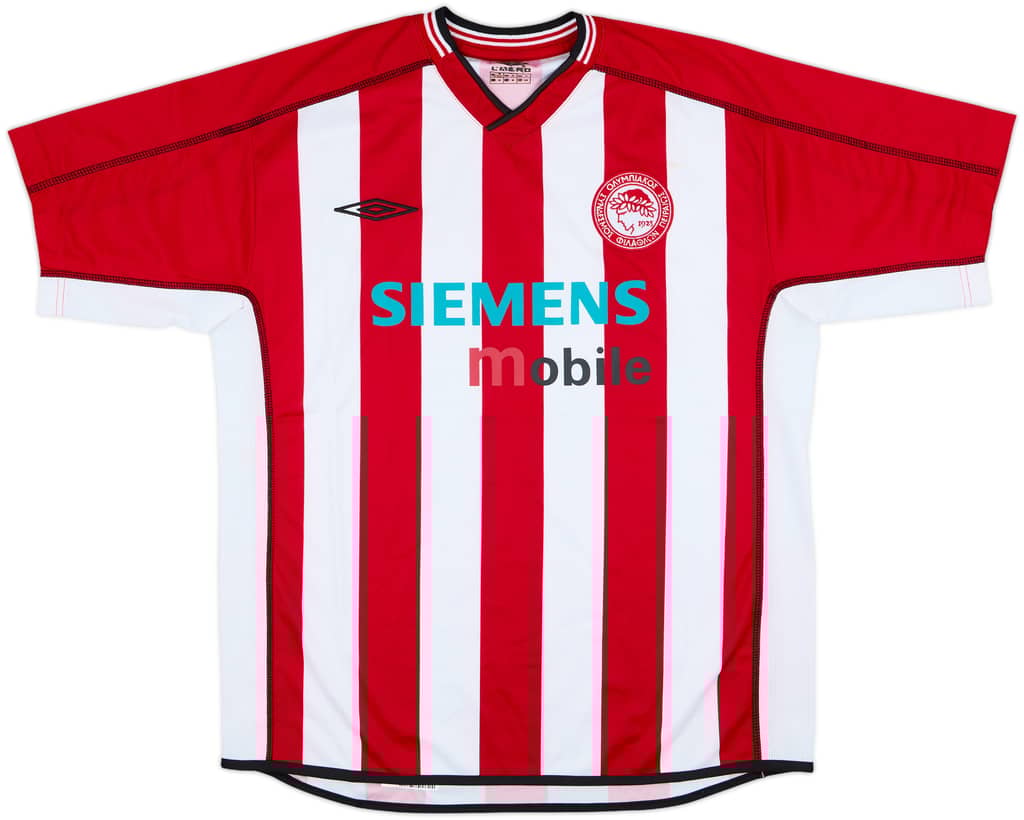 2002-03 Olympiakos Home Shirt - 8/10 - (M)