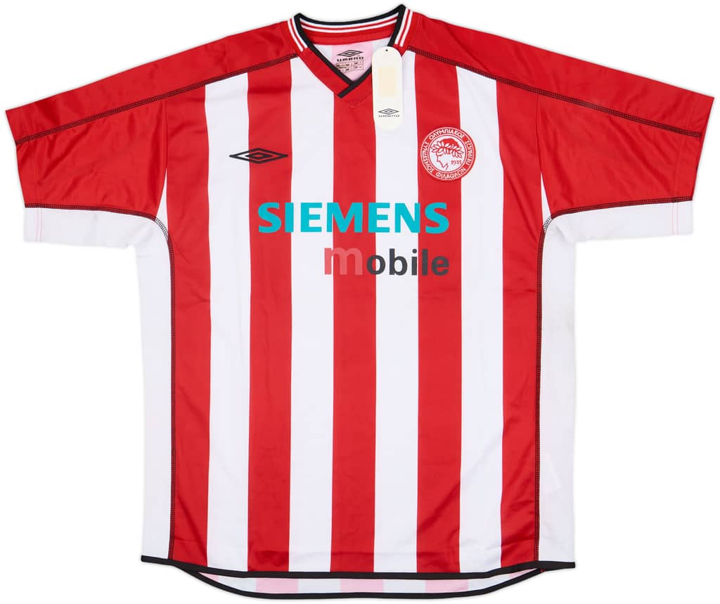 2002-03 Olympiakos Home Shirt (L)