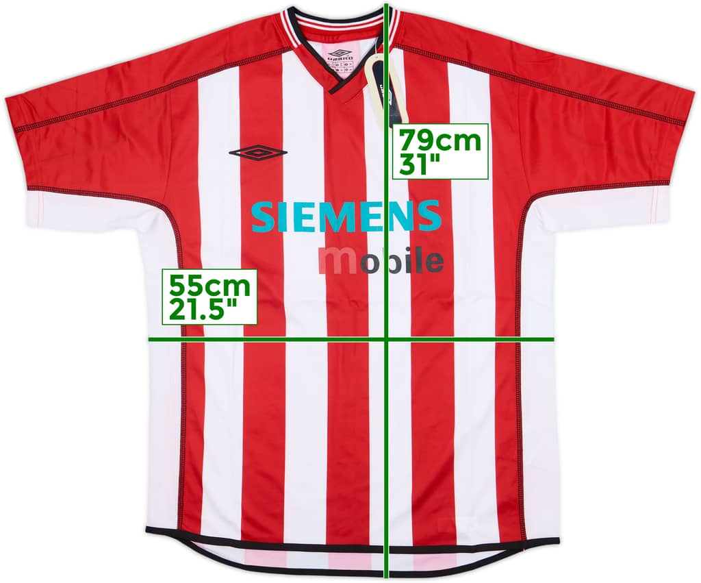 2002-03 Olympiakos Home Shirt (M)
