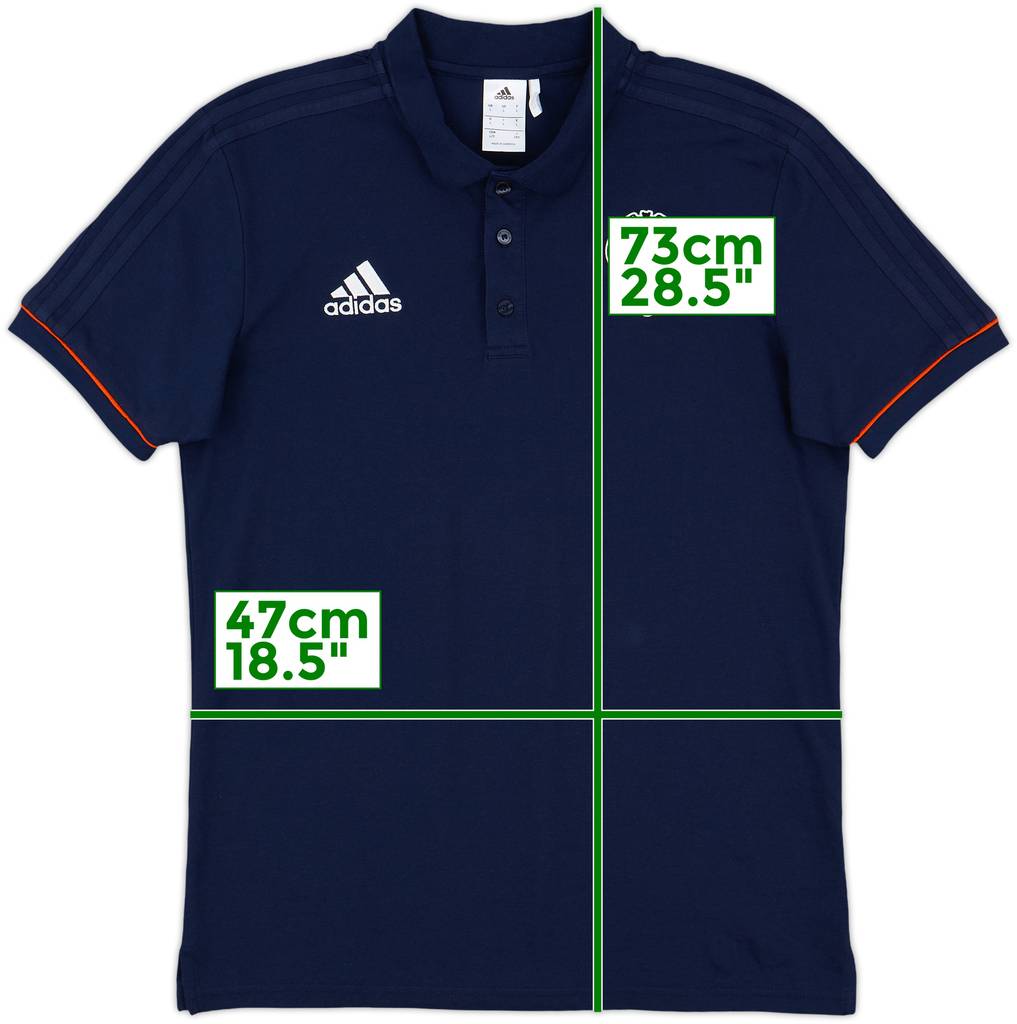 2018-19 Valencia adidas Polo Shirt - 10/10 - (L)