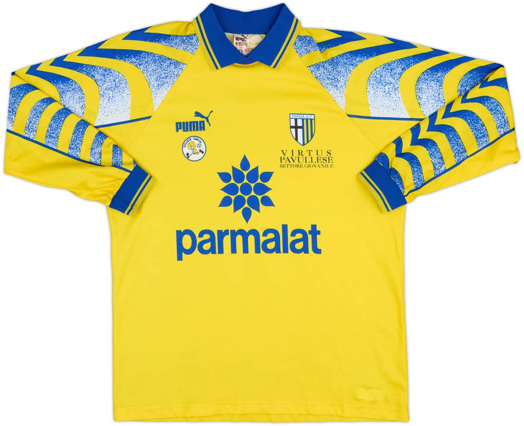 1995-96 Parma Football School Third L/S Shirt - 8/10 - (M)