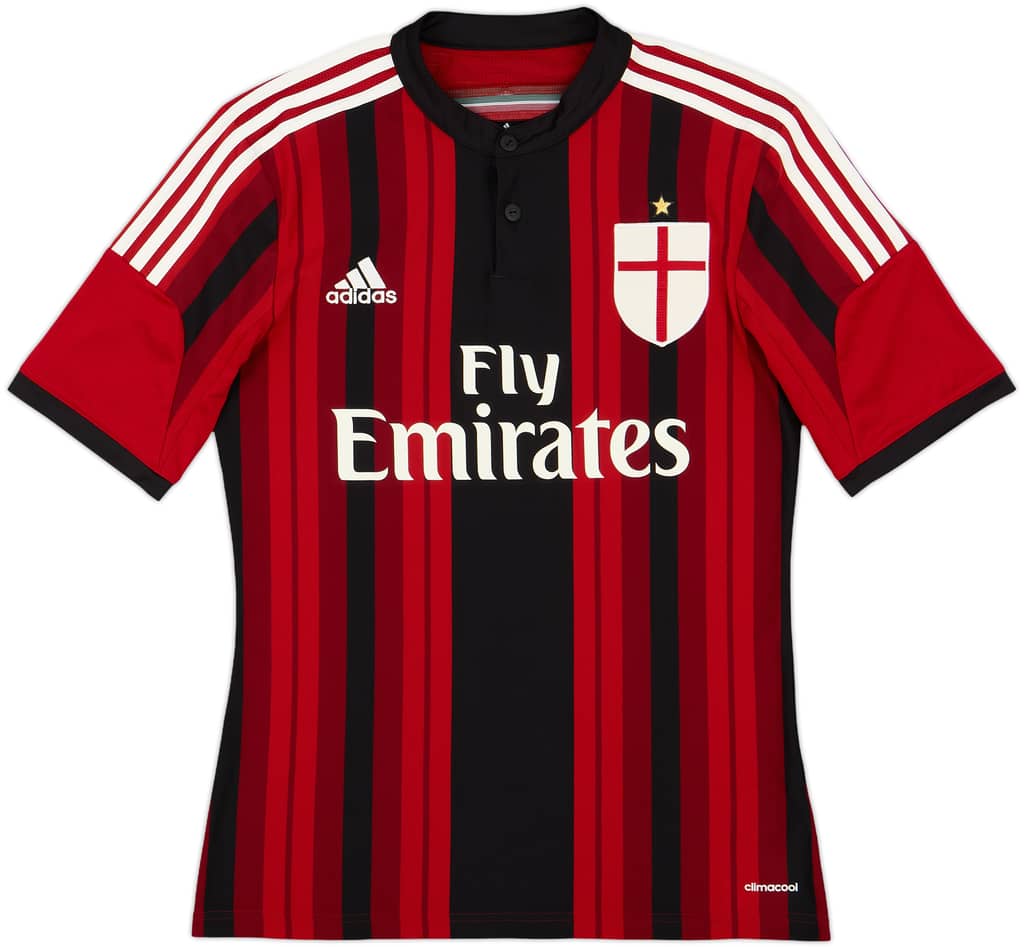 2014-15 AC Milan Home Shirt - 9/10 - (S)