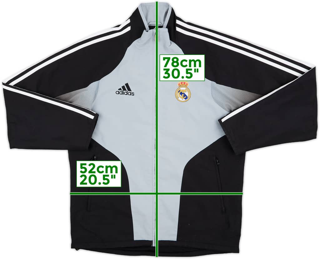2004-05 Real Madrid adidas Track Jacket - 9/10 - (XL.Boys)