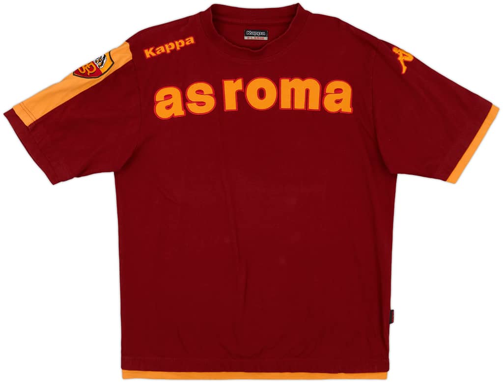 2008-09 Roma Kappa Cotton Tee - 9/10 - (XL)
