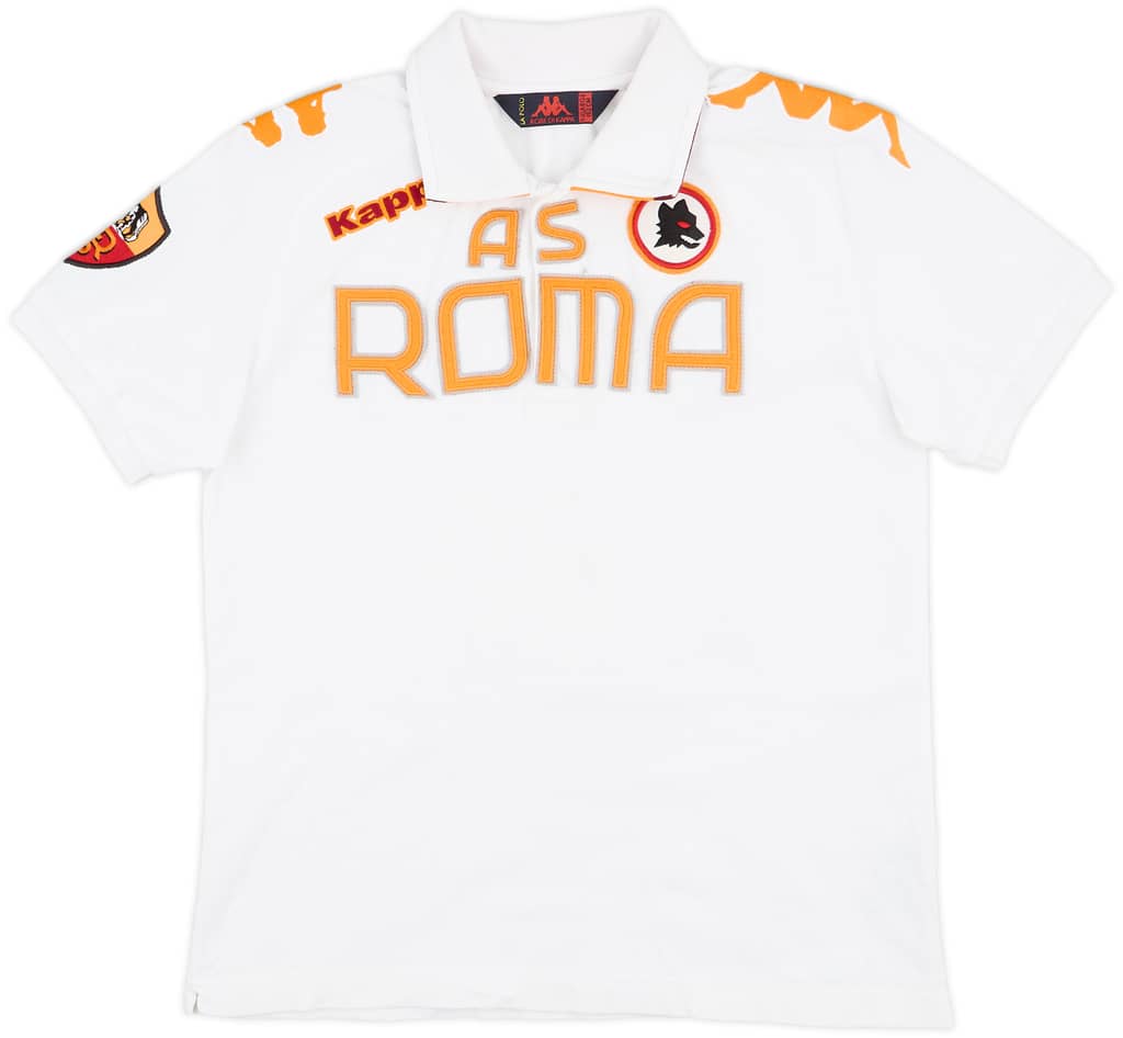 2009-10 Roma Kappa Polo Shirt - 9/10 - (XL.Boys)