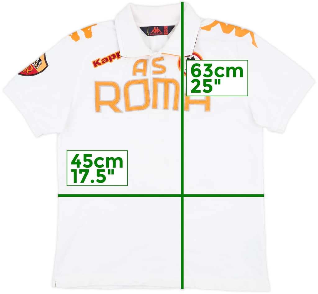 2009-10 Roma Kappa Polo Shirt - 9/10 - (XL.Boys)