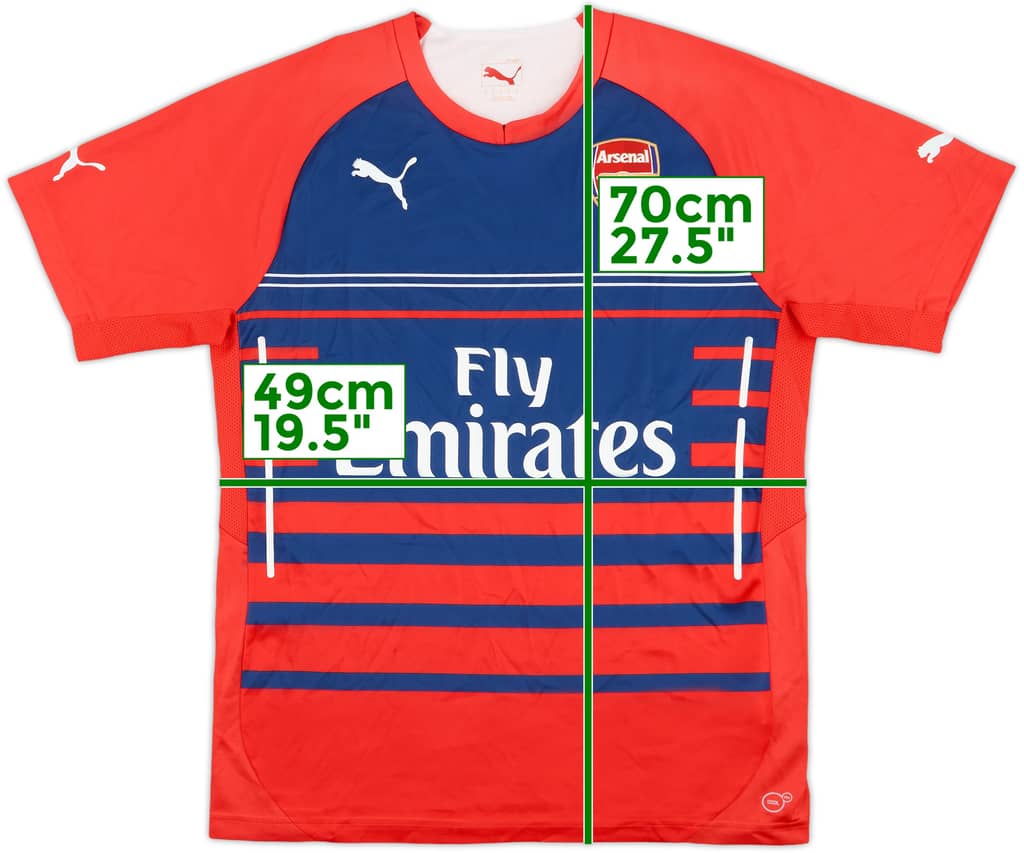 2014-15 Arsenal Puma Training Shirt - 9/10 - (M)