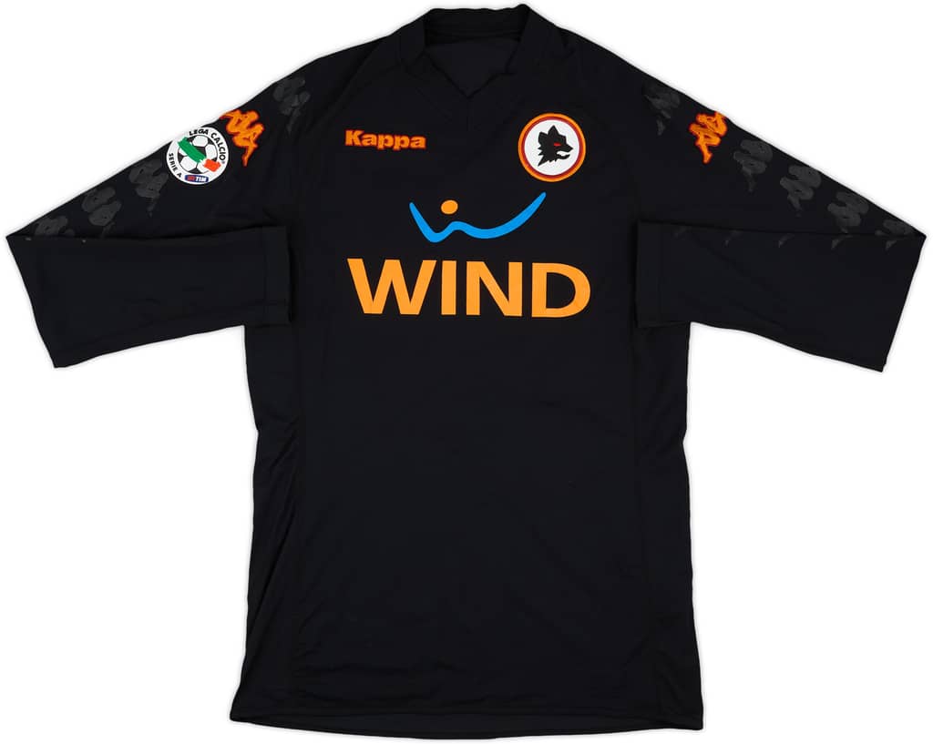 2009-10 Roma Signed Third/GK L/S Shirt J.Sergio #27 - 7/10 - (L)