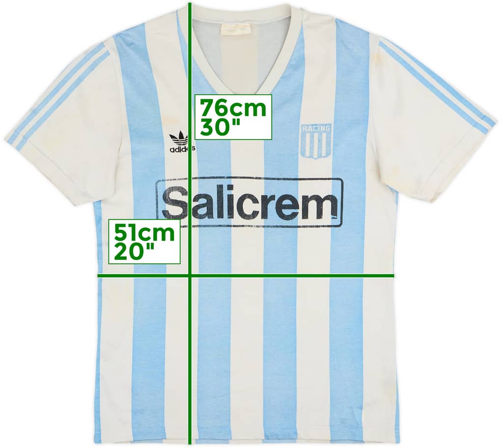 1990-91 Racing Club Home Shirt - 6/10 - (M/L)