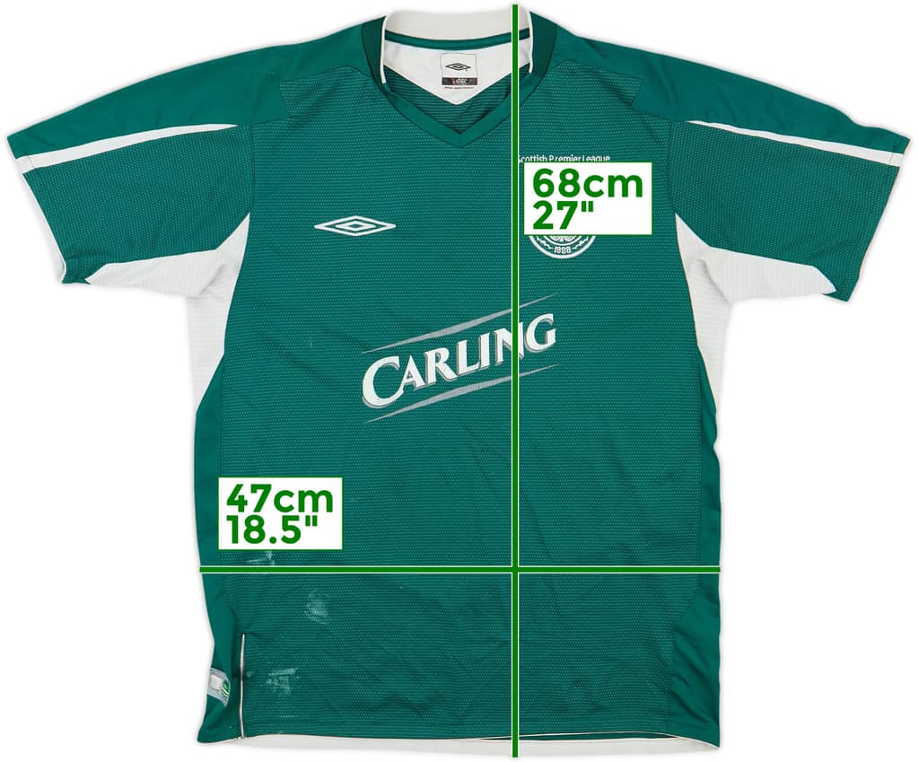 2004-05 Celtic 'Champions 2003/04' Away Shirt - 5/10 - (M)