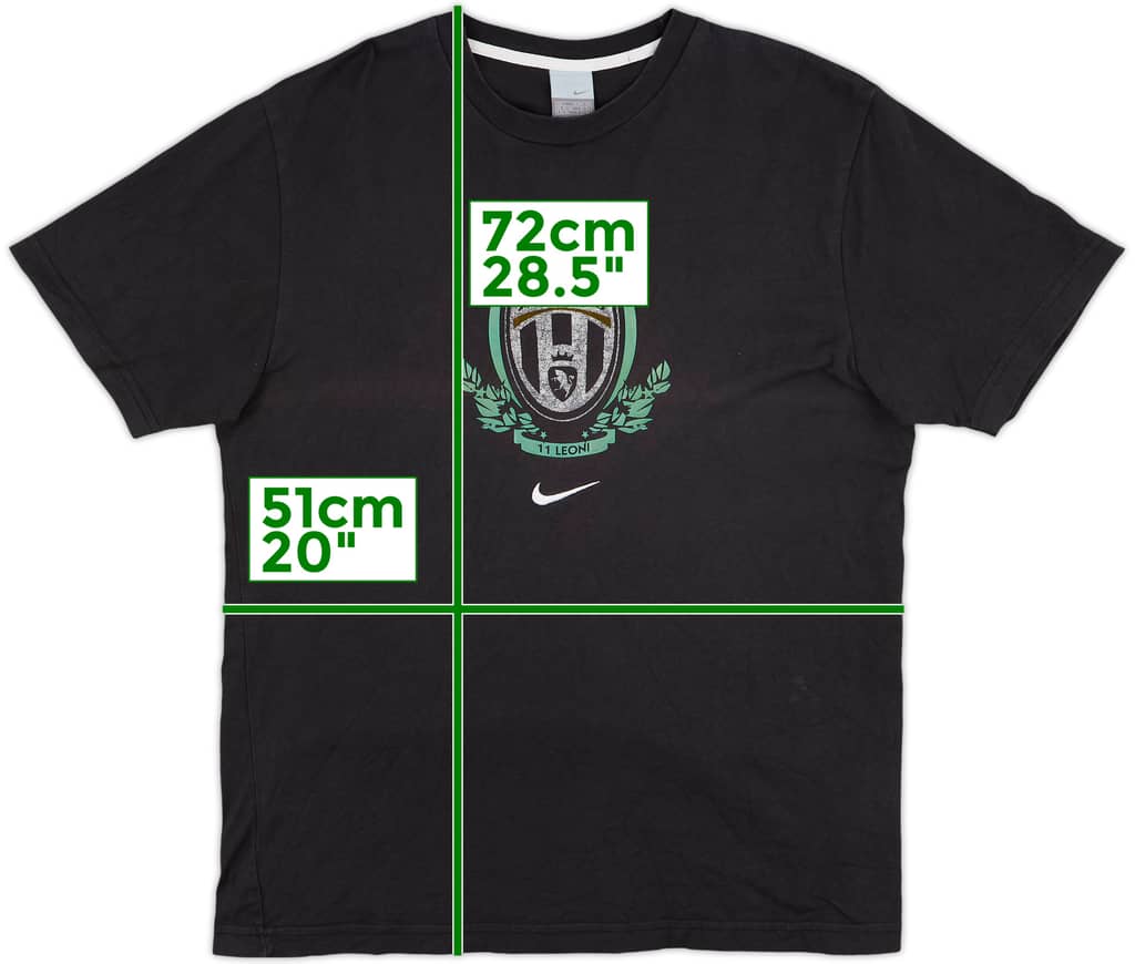 2006-07 Juventus Nike Cotton Tee - 6/10 - (L)