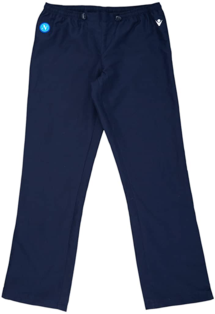 2009-10 Napoli Macron Track Pants/Bottoms - 9/10 - (L)