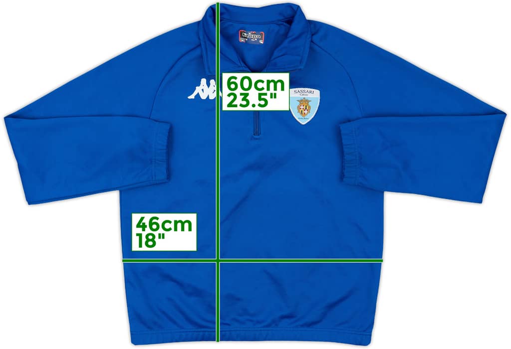 2019-20 Sassari Kappa 1/4 Zip Track Jacket - 9/10 - (S)